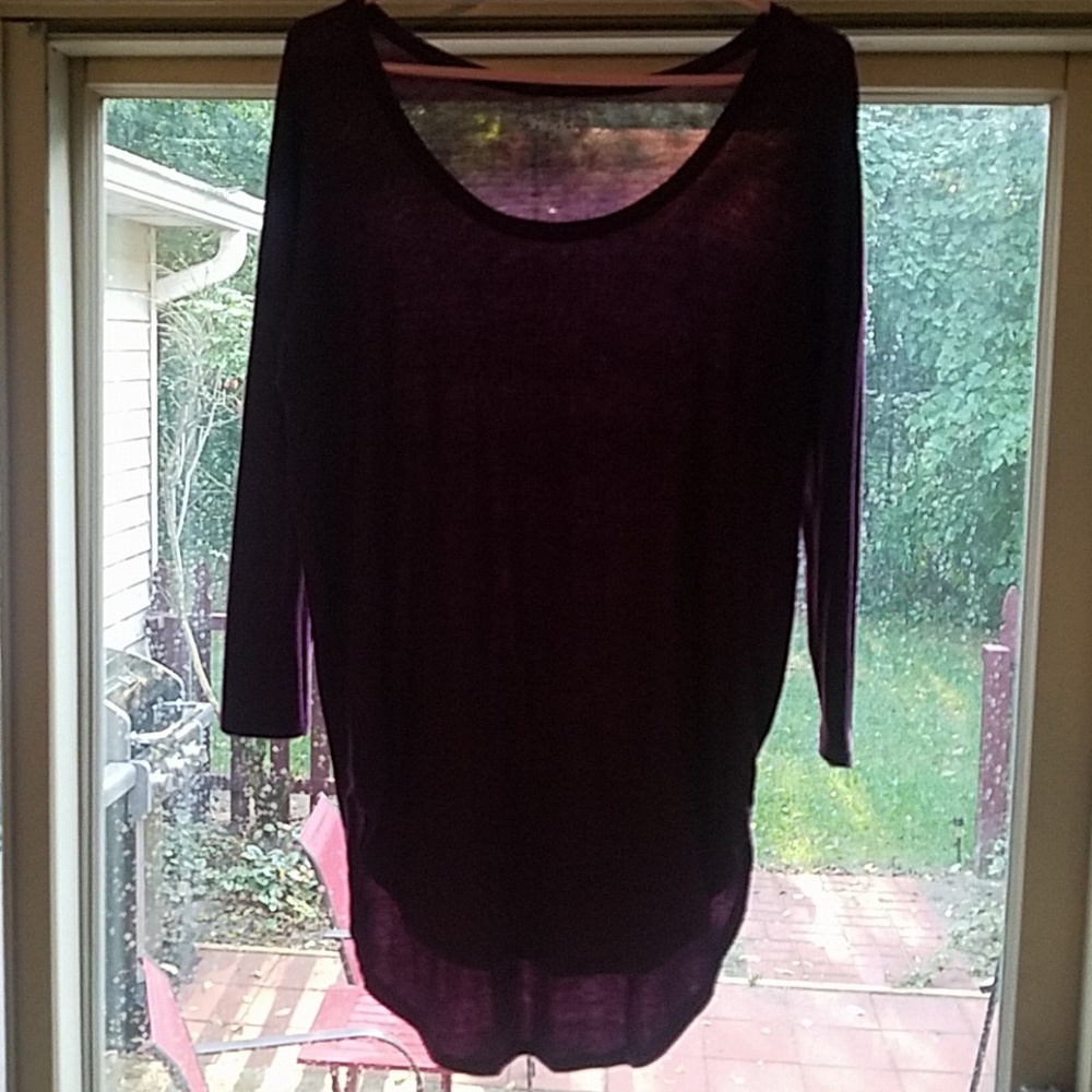 ❤💜Beautiful eggplant ❤💜Mudd top size medium❤💜